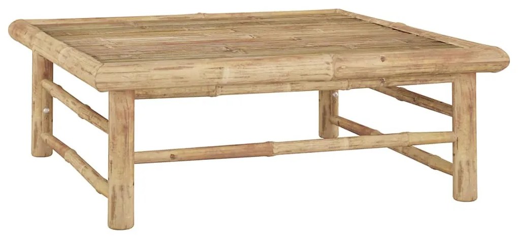 Bambusz kerti asztal 65 x 65 x 30 cm