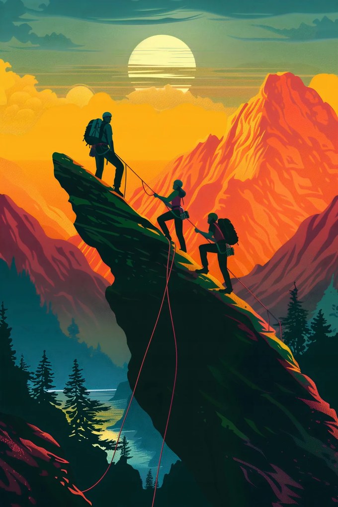 Poszter 61x91,5cm A csúcson