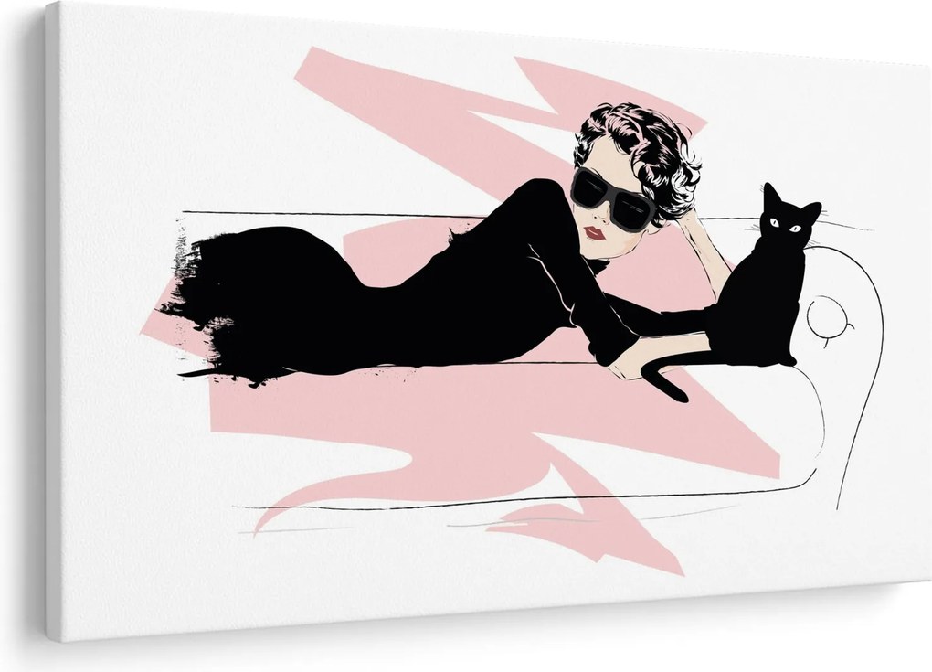 Kép - Fashion lady (90x60 cm)