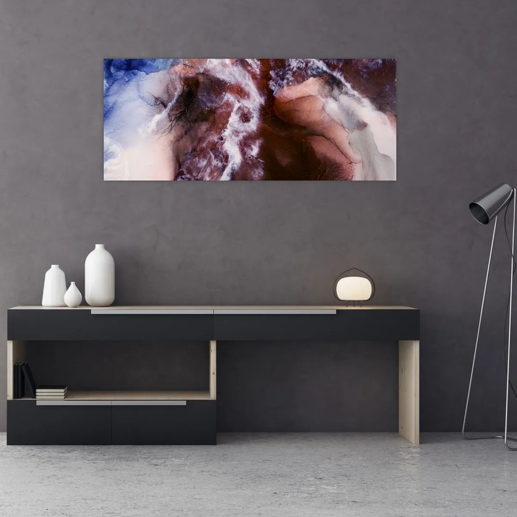 Kép - Lila márvány N⁰3 (120x50 cm)