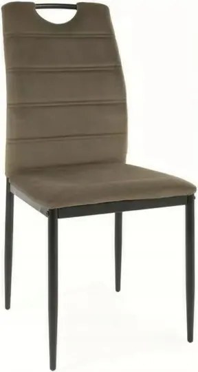 Velvet konyhai szék étkező konyhába modern stílusos olíva Rip