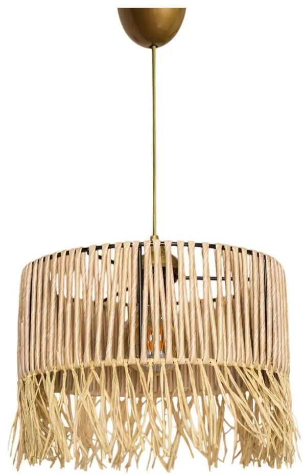 RIMINI kábeles függőlámpa 1xE27/40W/230V bézs