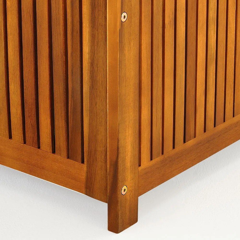 ACACIA fa tárolódoboz, 117x50x59cm, természetes barna Jurhan