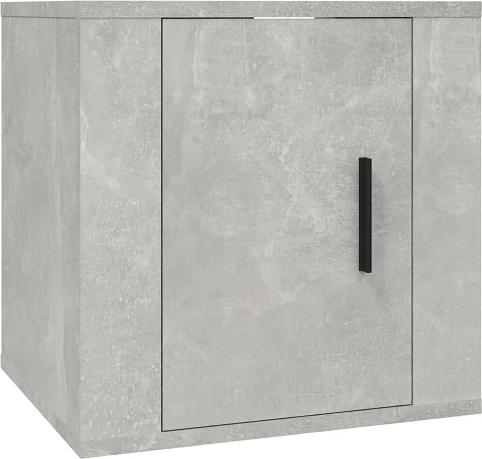 vidaXL betonszürke fali TV-szekrény 40x34,5x40 cm