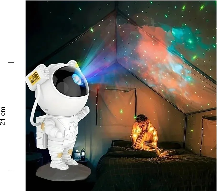 Izoxis Űrhajós csillag projektor távirányítóval