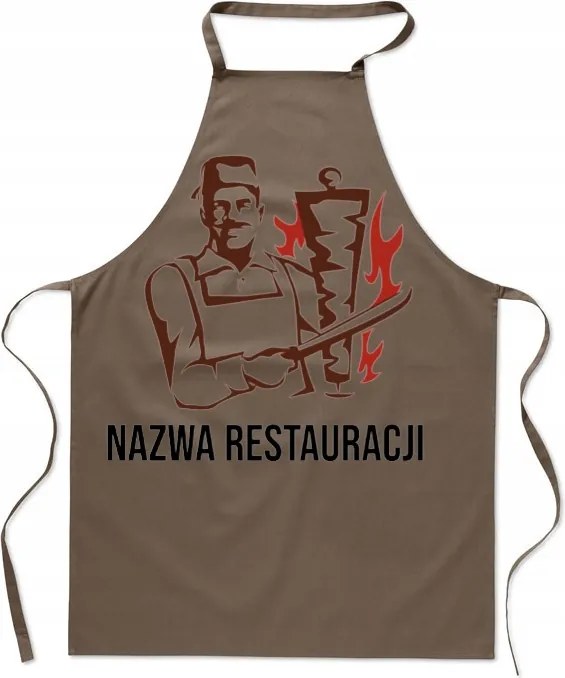 Konyhai kötény Személyre szabott Az Ön neve Török Étterem