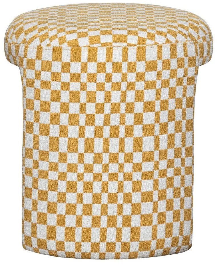 Sárga kárpitozott ülőke Charlie – WOOOD