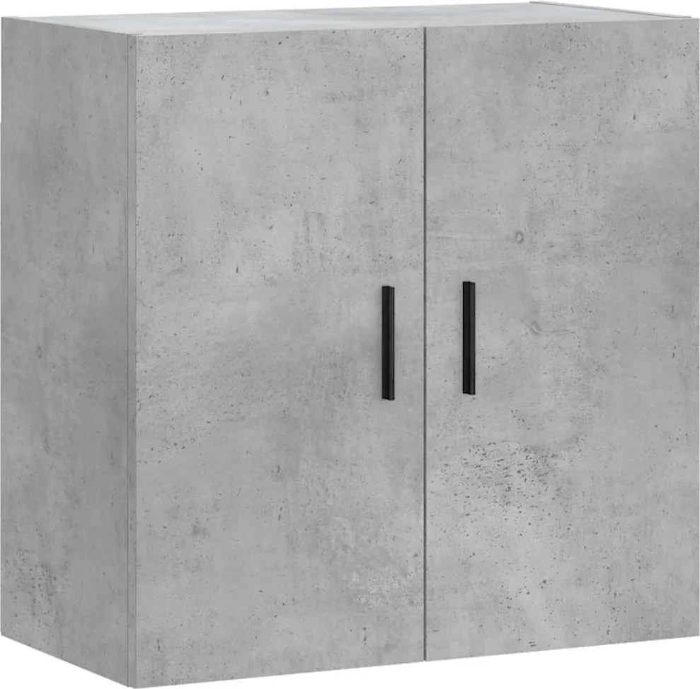 vidaXL betonszürke szerelt fa faliszekrény 60 x 31 x 60 cm