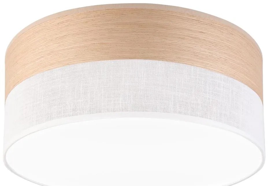LED Mennyezeti lámpa SIRJA WOOD LED/20W/230V átm. 35 cm fehér/tölgy