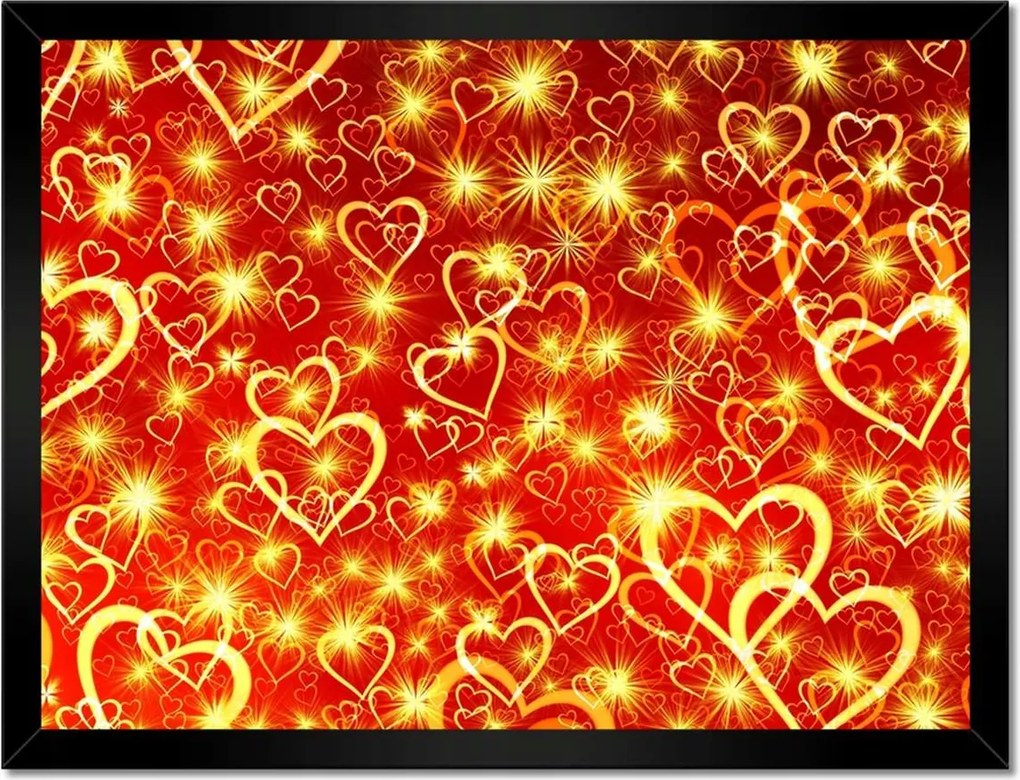 Poszterek keretben 40x30 Nőnap Ajándék Love