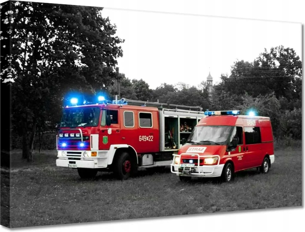 Vászonkép 30x20 Tűzoltóság
