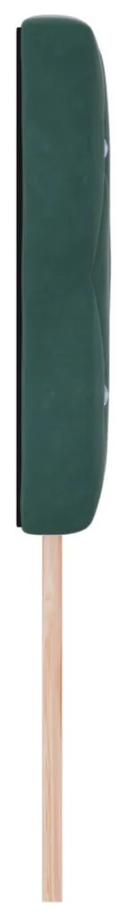 LED Fejtámla LED -es lámpákkal Argyle Sötétzöld 144 cm Bársony