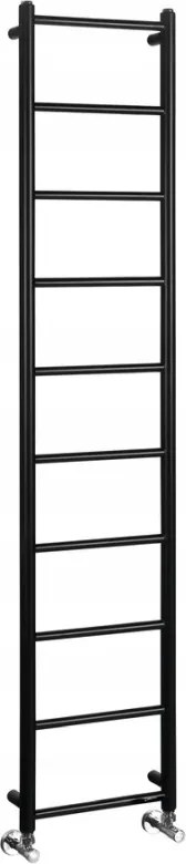 Sapho Dina fürdőszobai radiátor 350x1680mm matt fekete IR378TB