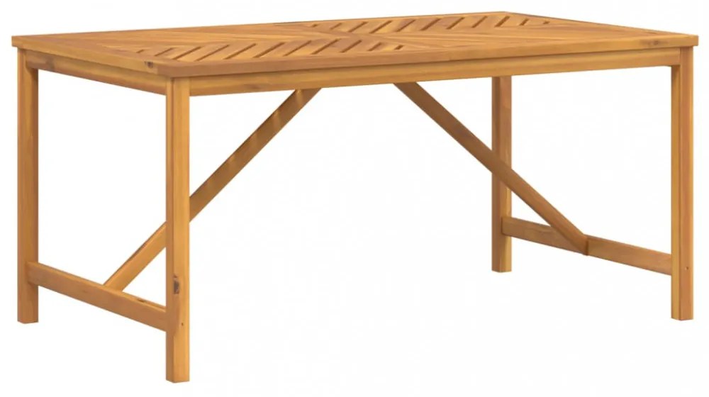 tömör akácfa kerti étkezőasztal 150 x 90 x 74 cm