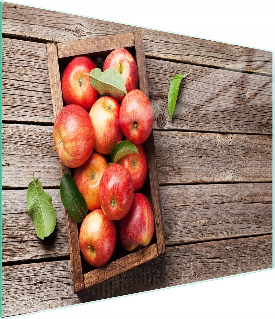 Üveg Vágódeszka 52x30 Alma Edzett Üveg