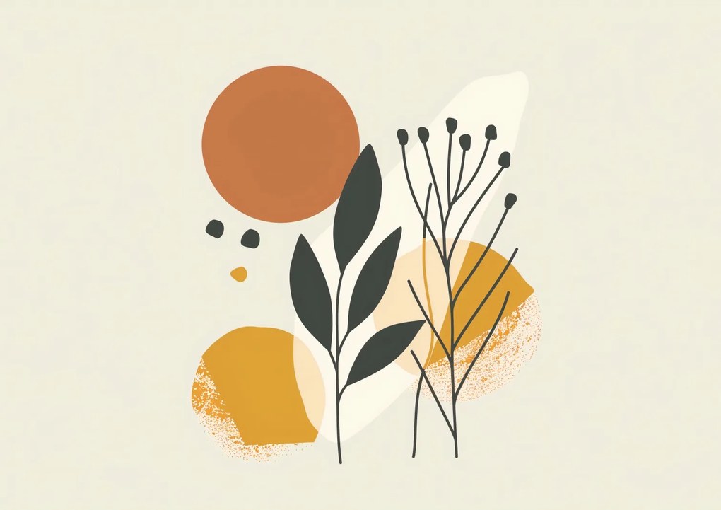 Poszter 29,7x21cm Botanikus nyomás