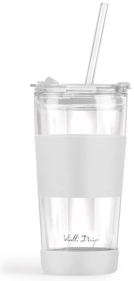 Fehér termobögre 600 ml Fuori – Vialli Design