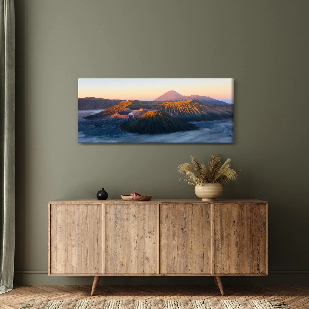 Kép a Bromo-hegyről Indonéziában (120x50 cm)