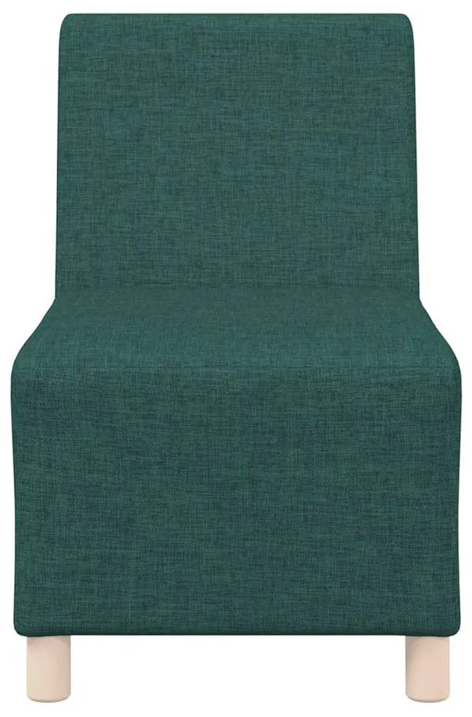 sötétzöld szövet kanapészék 55 cm