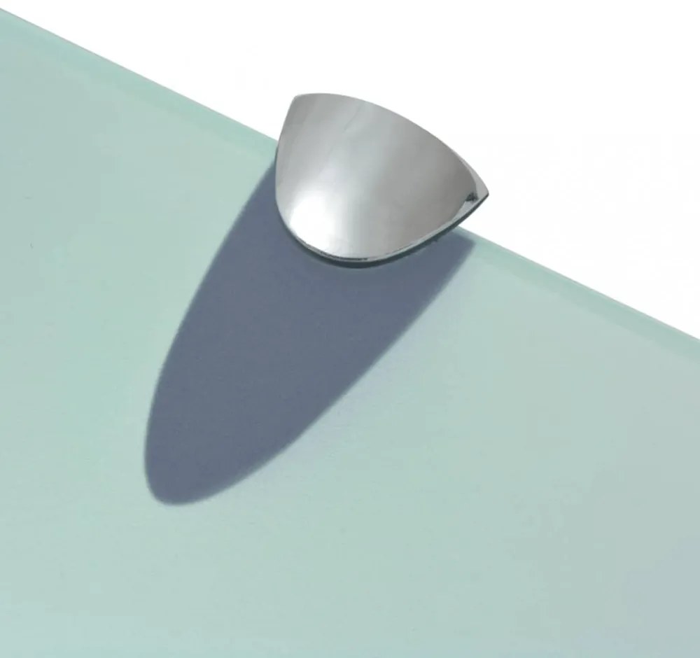 2 db lebegő üvegpolc 50 x 10 cm 8 mm