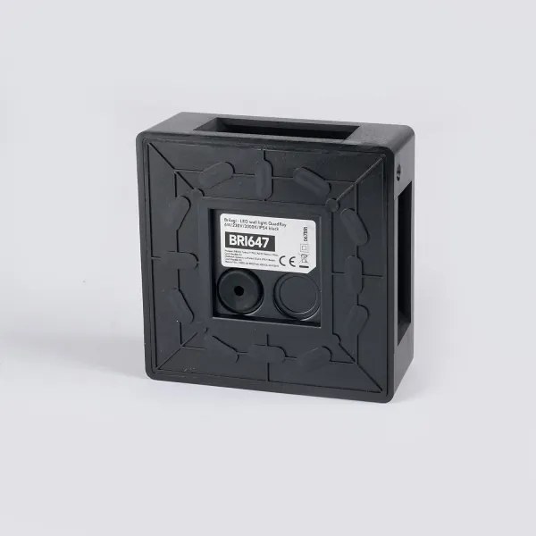 Brilagi - LED kültéri fali lámpatest QUADRAY LED/6W/230V fekete IP54