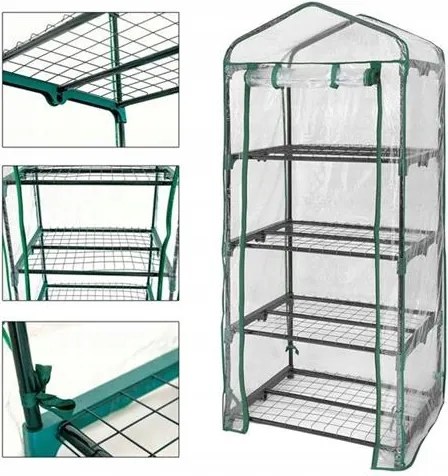 Kerti Üvegház 69x50x160cm