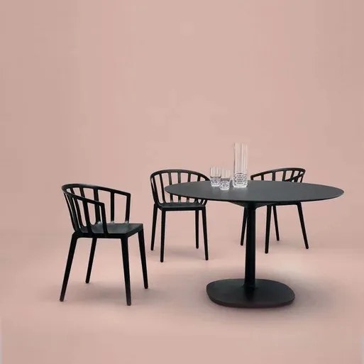 Velence étkezőszék, matt fekete - Kartell