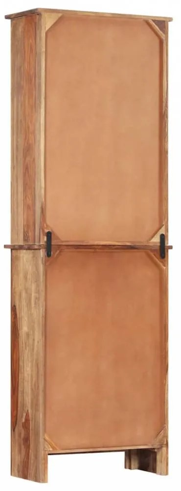 Tömör kelet-indiai rózsafa tálalószekrény 60 x 30 x 180 cm