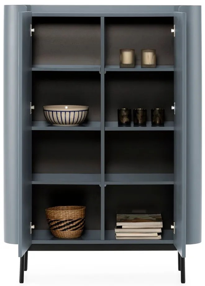 Szürkéskék szekrény 100x140x40 cm Willa – MOME