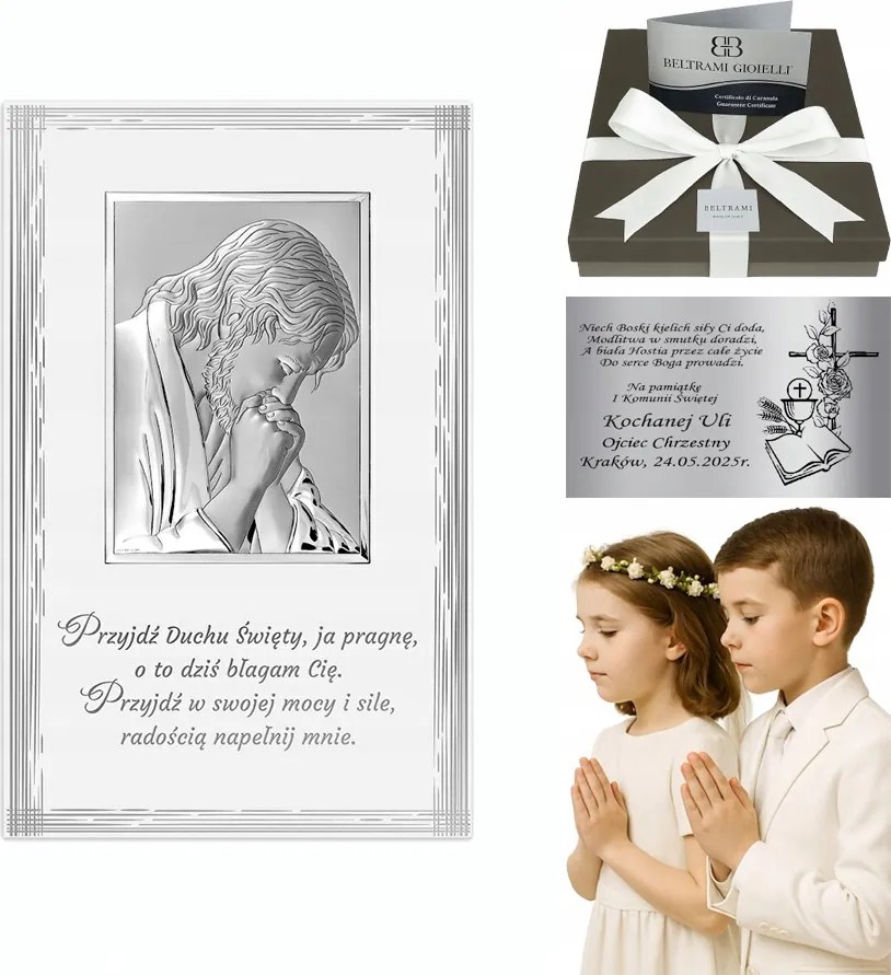 Kép Ezüst Úr Jézus Kép Ajándék áldozás Évforduló Gravírozás Ingyenes