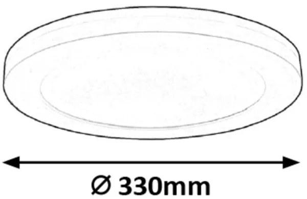 Rabalux 1490 - LED Mennyezeti lámpa SONNET LED/30W/230V 33cm