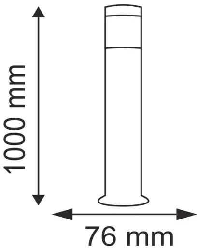 LED Kültéri lámpa LIVIA 1xE27/7W/230V 4000K IP44