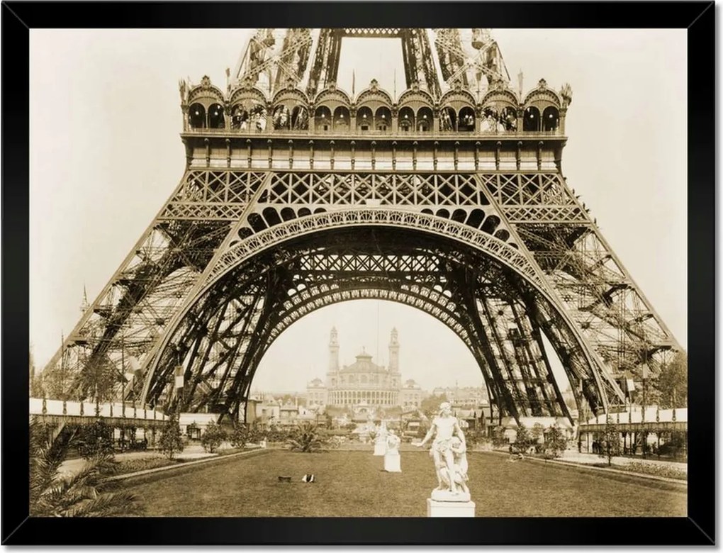 Poszterek keretben 40x30 Régi kép az Eiffel-toronyról