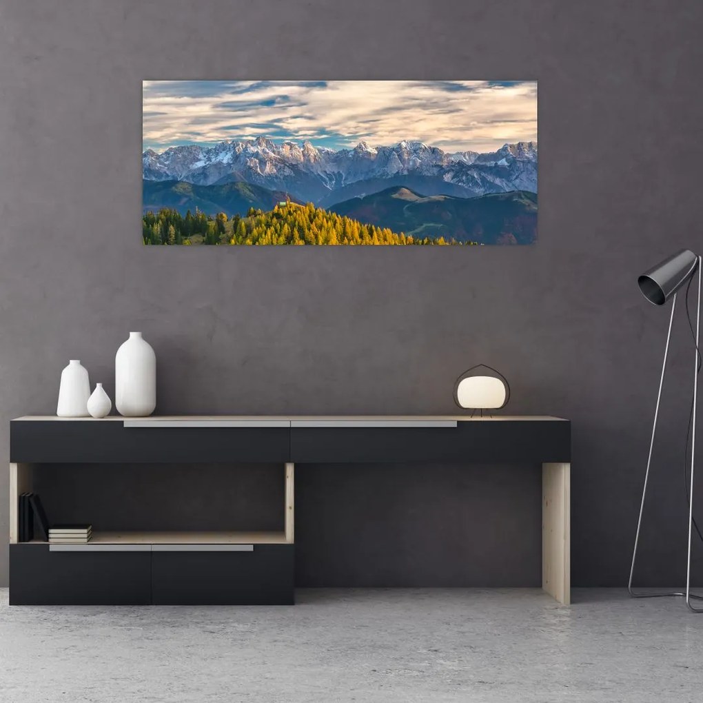 Kép - hegyi panoráma (120x50 cm)