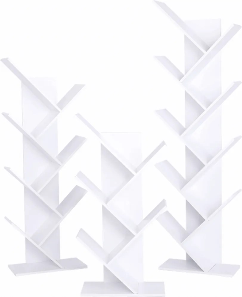 Könyvespolc, fehér, BAKI NEW TYP 3