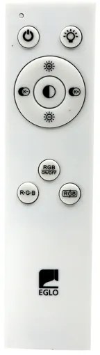 Eglo 99842 - LED RGBW Dimmelhető mennyezeti lámpa LAZARAS LED/22W/230V + távirányító