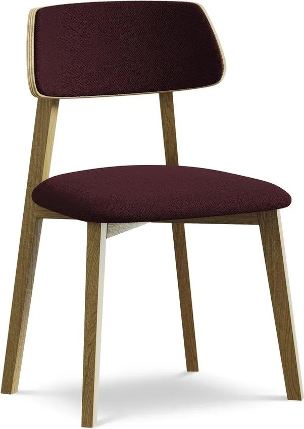 Borvörös tömörfa étkezőszék Niu – Makamii