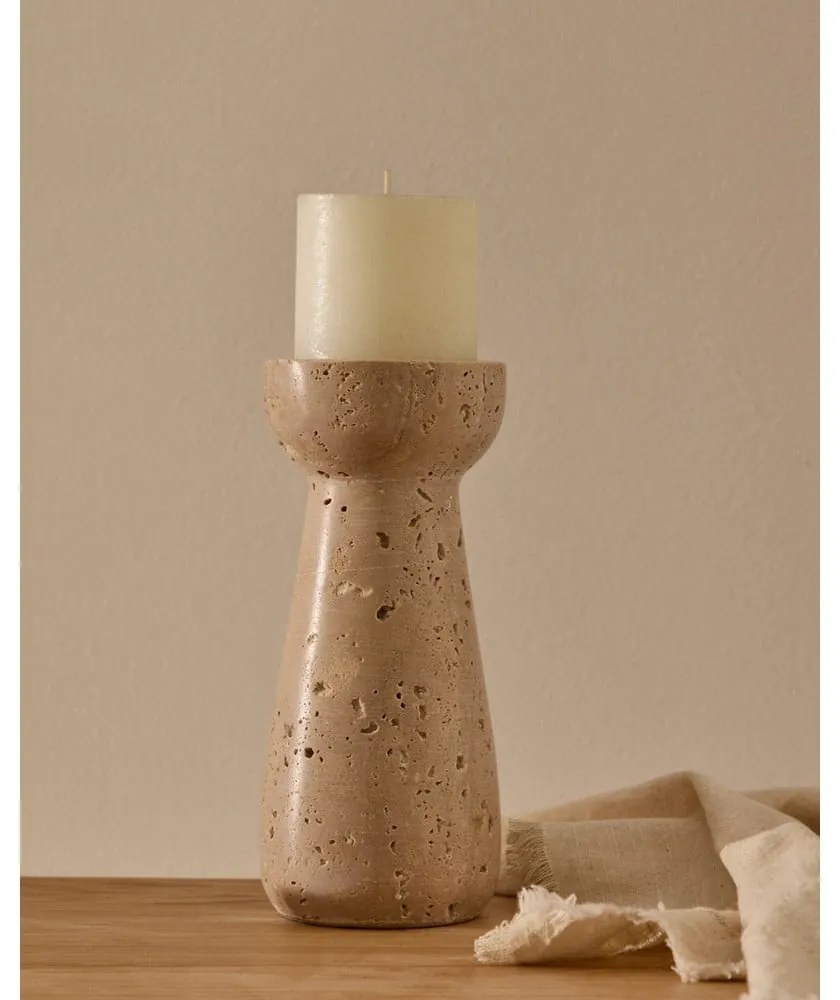 Kő gyertyatartó teamécseshez Magan – Kave Home