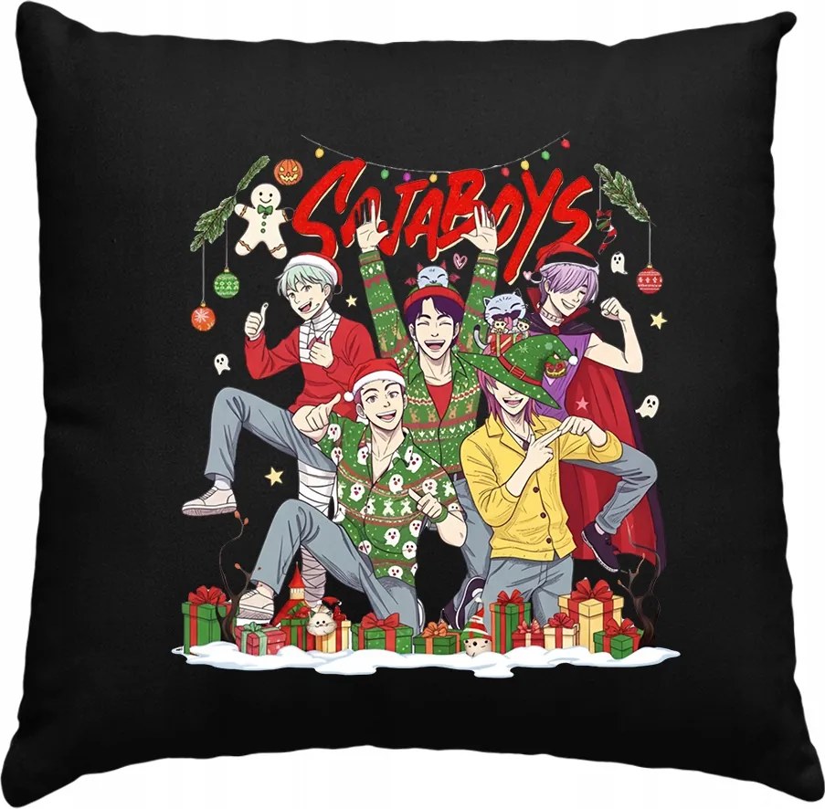 Saja Boys Demon Hunters párna, fekete