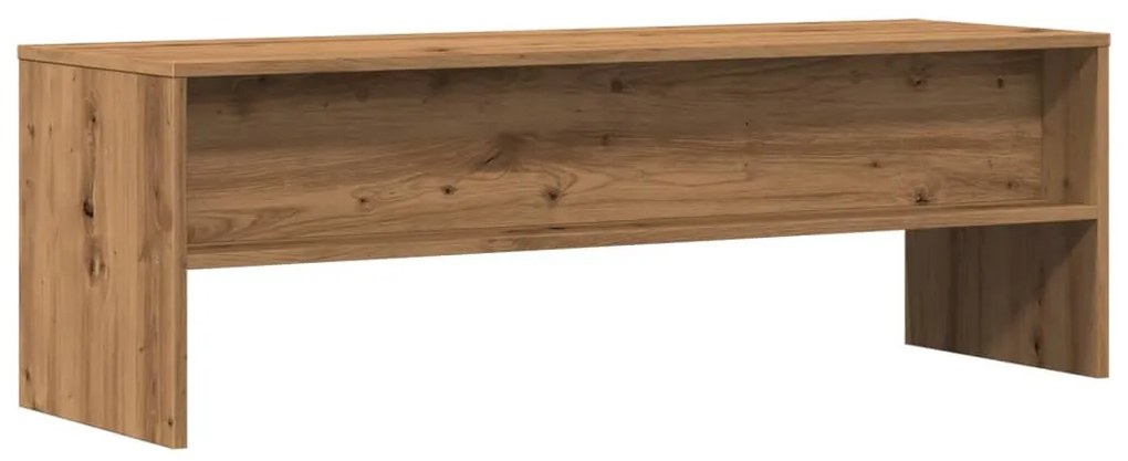 kézműves tölgy színű szerelt fa TV-szekrény 120 x 40 x 40 cm