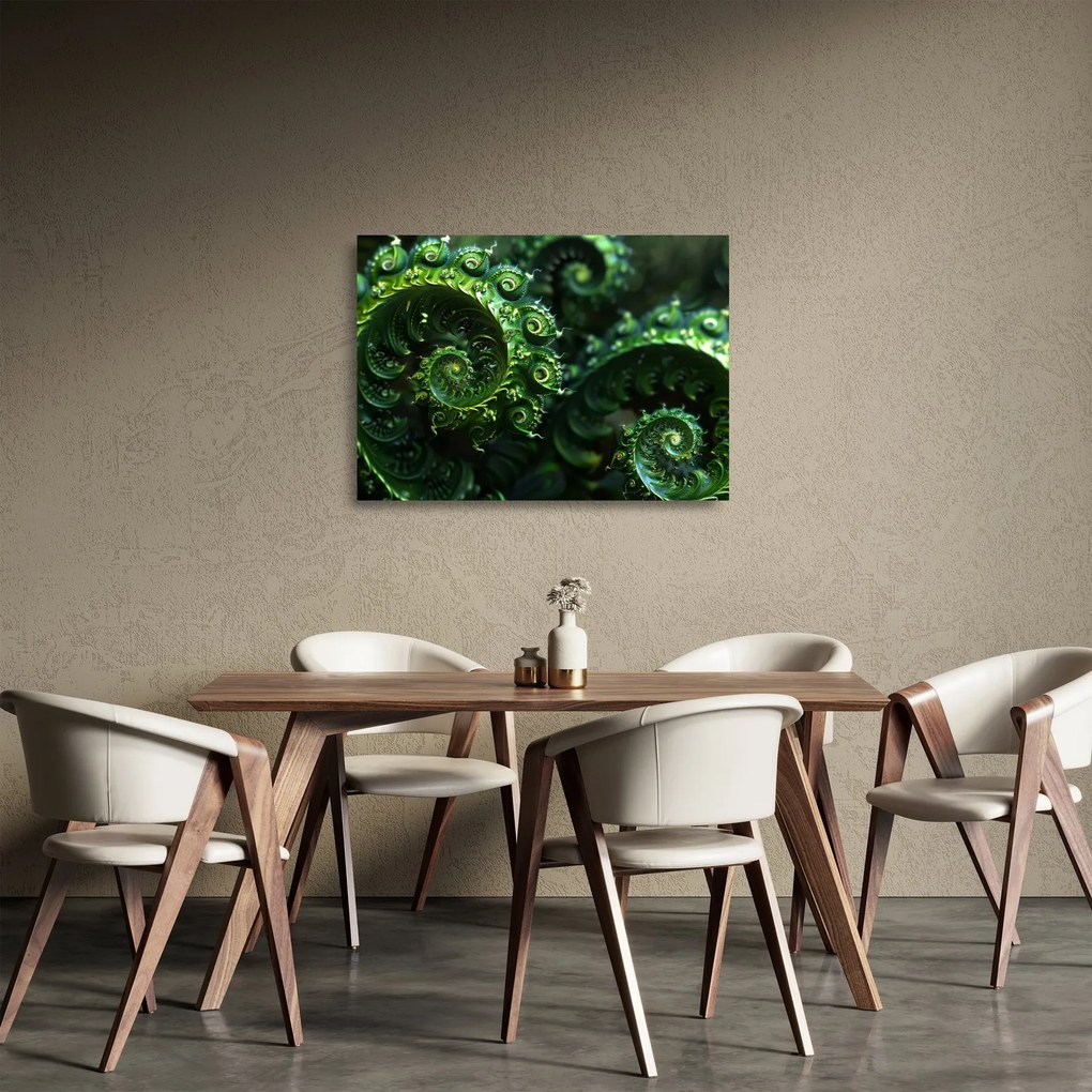 Üveg kép - Spirálok (70x50 cm)
