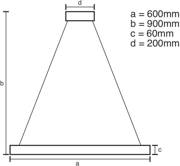 NEDES J4315-G Modern Led Függesztett Lámpa IP20