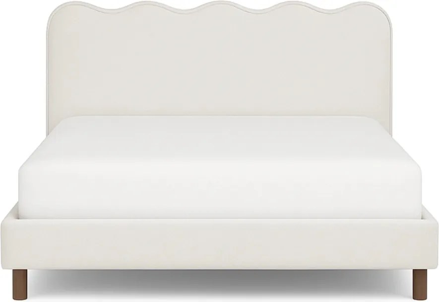 Łóżko 160x200 IZMIR Kremowe Boucle