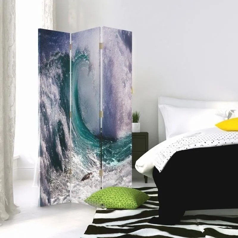 Gario Paraván Stormy wave Méret: 110 x 170 cm, Kivitelezés: Klasszikus paraván
