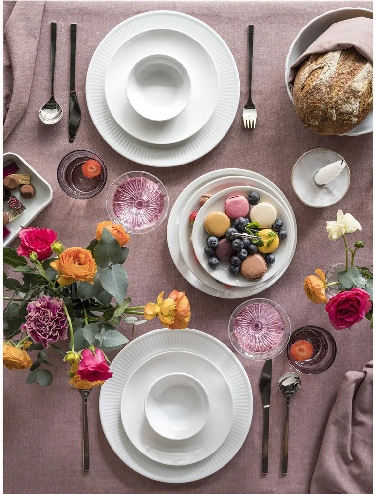 Ezüstszínű rozsdamentes acél evőeszköz készlet 16 db-os Fuga – Gense