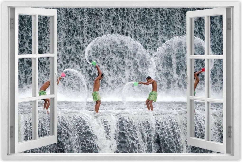 Poszterek 60x40 Vízesés Tájképek