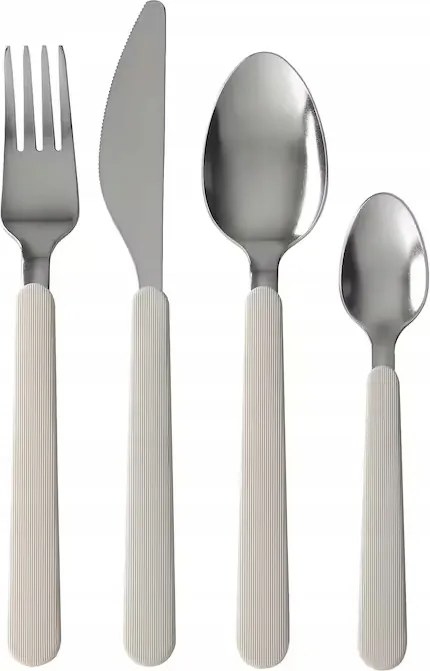 Ikea Upphojd Evőeszköz szett 16db-os Bézs