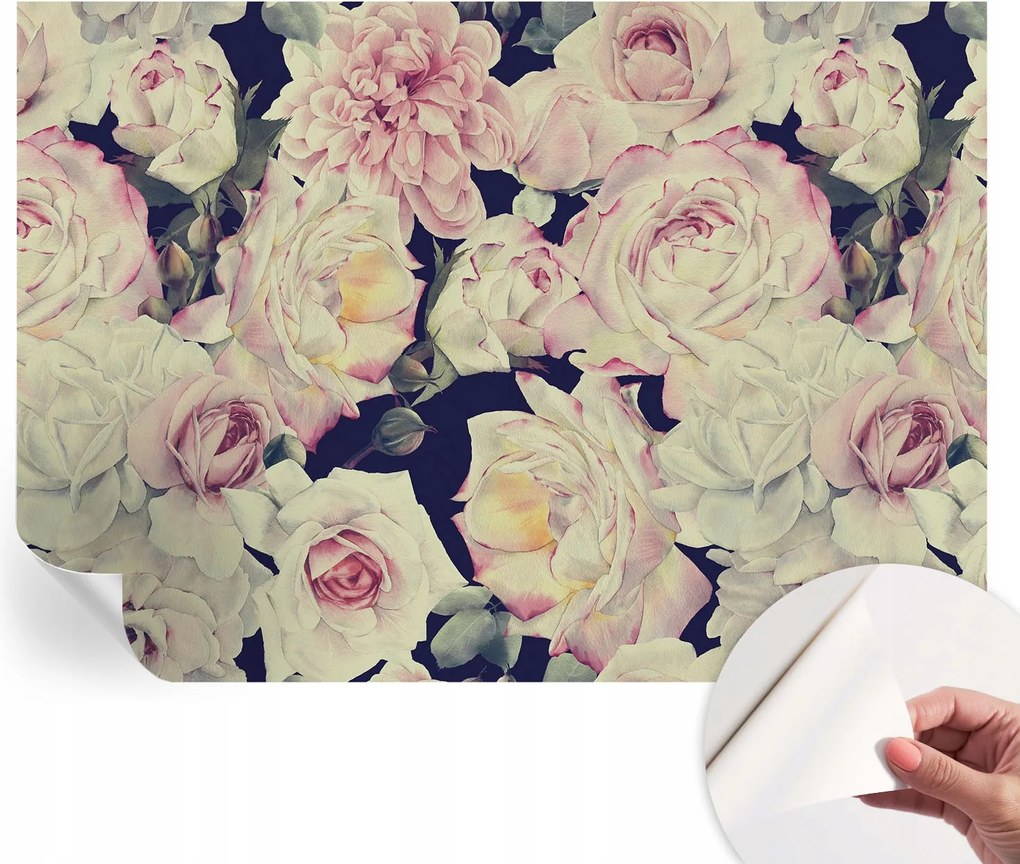 Mosható öntapadós fotótapéta étkezőbe Virágos csokor 312x219 cm