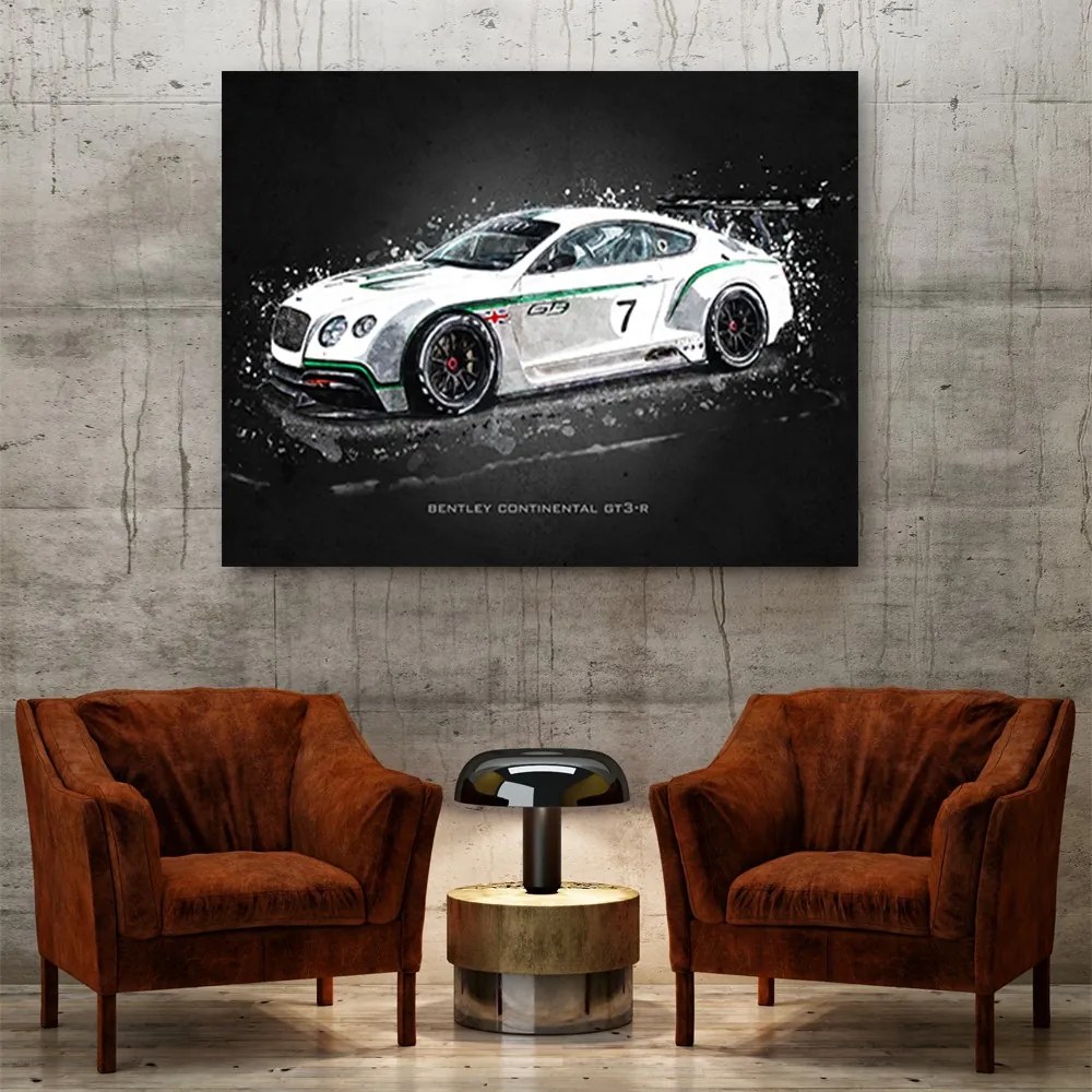 Gario Vászonkép Bentley continental gt3r - Gab Fernando Méret: 100 x 70 cm
