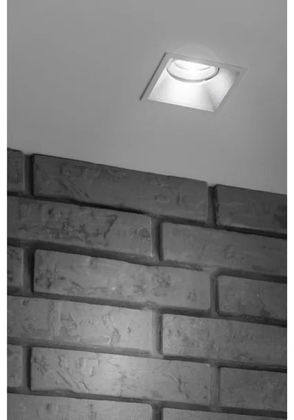 Lámpa Mennyezeti lámpatest SALTO, IP20, négyzet, fehér (öntött alumínium)